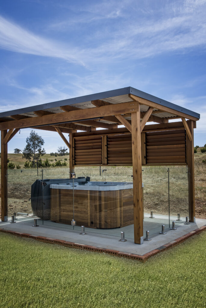 hot tub enclosure